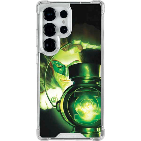 DC Comics Green Lantern Portrait Art By Alex Ross Galaxy S25 Ultra Clear Case